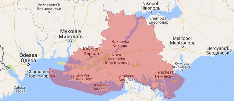 Власти Херсонской области просят принять регион в состав России