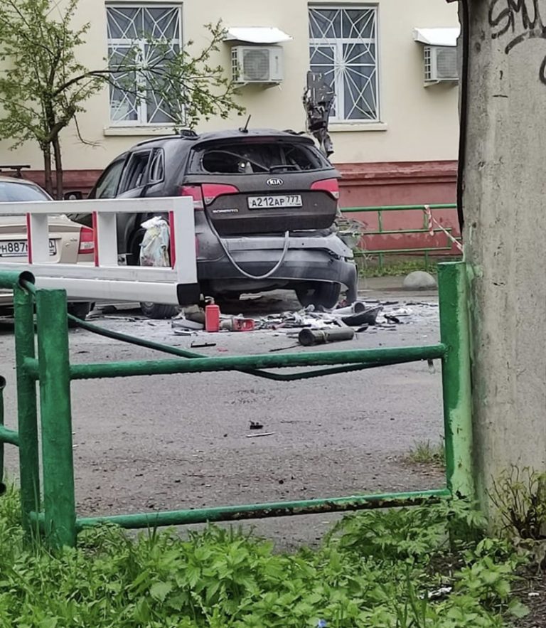 Гранатомёт взорвался в багажнике автомобиля Kia в Мытищах