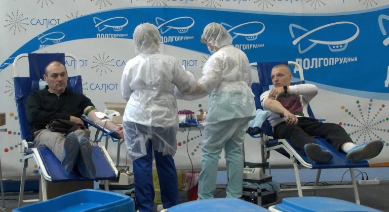 Жители Долгопрудного собрали более 40 литров крови для детей с онкологией