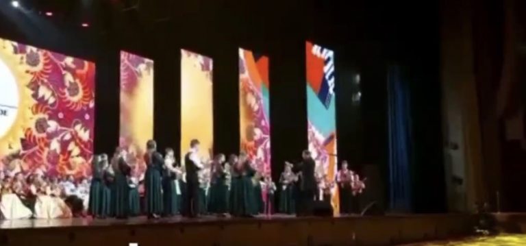 Детский оркестр из Долгопрудного выступил в Кремлёвском Дворце
